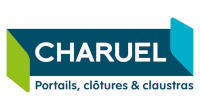 Charuel est le spécialiste des portails aluminium et PVC. Logo Charuel