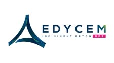EDYCEM BPE est un réseau de centrales à béton prêt à l’emploi dans le Grand Ouest. Logo EDYCEM BPE